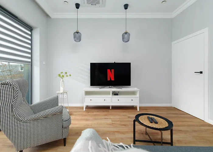 Apartmán Center Gem Huge Patio, Ac & Modern Design Varšava